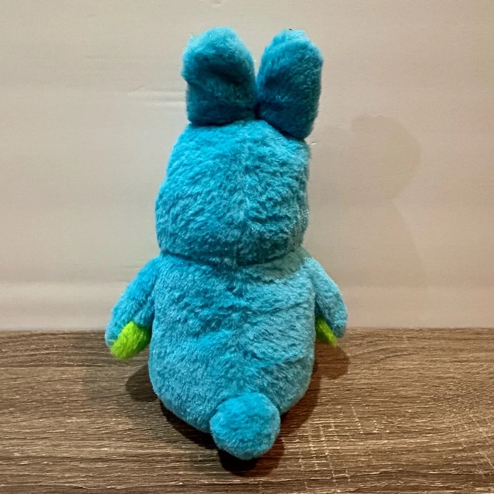 Disney Pixar Bunny Toy Story 4 Plush Turquoise Blue / Lime Green 10”